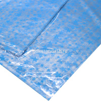 Бумага упаковочная 70см х 1м с узорами, прозрачная, 6 видов Y8952-19 от магазина "Карандаш"