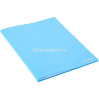 Папка 60 вкладышей "Rio" А4 полипропилен 0,30мм голубая EB00602 от магазина "Карандаш"
