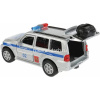 Машина "Mitsubishi Pajero. Полиция" серебро, инерционная, металл 12см (открывающиеся двери) от магазина "Карандаш"