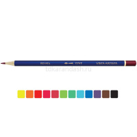 Карандаши акварельные 12 цветов "Fine" круглые, картон VFWP-12 от магазина "Карандаш"