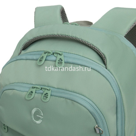 Рюкзак 29х40х18см, 600гр, 2 отделения, 4 кармана, мятный RD-540-2/3 от магазина "Карандаш"