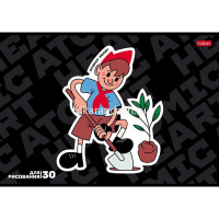 Альбом для рисования А4 30л "SketchBook. Atomic Heart" на скобе выборочный лак 5 дизайнов 085085 от магазина "Карандаш"