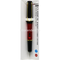 Ручка перьевая 0,38мм синяя, красный корпус софт тач, 1 картридж 3920/11729-24 от магазина "Карандаш"