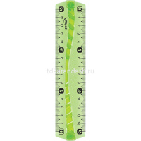 Набор 4 предмета малый (линейка 15см, угольники 12см, транспортир 10см) пластик 244069 от магазина "Карандаш"