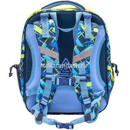 Ранец "Galaxy" 38х35х19см, 800гр, 2 отделения, 2 кармана, с брелком 338-82/20-03 от магазина "Карандаш"