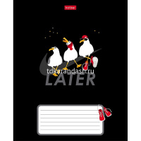 Тетрадь А5 18л клетка "Приключения чайки" на скобе тиснение 5 дизайнов 18Т5В1/095050 от магазина "Карандаш"