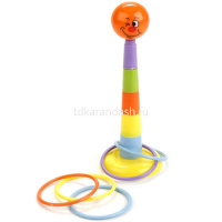 Игра "Кольцеброс" пластик (5  колец) 1652875/777A-2 от магазина "Карандаш"