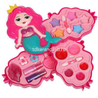 Косметика для девочек "Русалочка" (тени для век, помада, лак, блеск для губ, аппликатор) 10386A-UNI- от магазина "Карандаш"