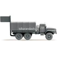 Модель "Советский армейский грузовик Урал 4320" 7,5см 29 деталей 7417 от магазина "Карандаш"