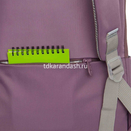 Рюкзак 29х40х18см, 600гр, 2 отделения, 4 кармана, фиолетовый RD-540-2/1 от магазина "Карандаш"