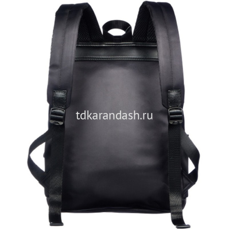 Рюкзак 41х29х19см, 780гр, 1 отделение, 4 кармана, материал Oxford с отливом, черный ВР89831 от магазина "Карандаш"