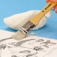 Подушка 10х6,5х3,6см для очищения бумаги с каучуковой крошкой SMM0120 от магазина "Карандаш"