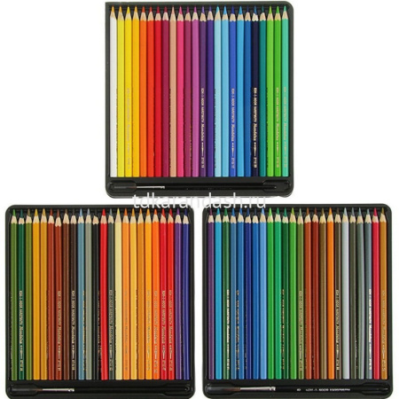 Карандаши акварельные 72 цвета "Mondeluz Old man" шестигранные дерево, с кистью и точилкой, картон 3 от магазина "Карандаш"