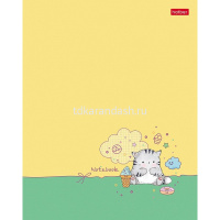 Тетрадь А5 48л клетка "Приключения кота Пирожка" на скобе тиснение 5 дизайнов 068010 от магазина "Карандаш"