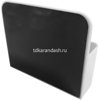 Подставка магнитная для доски 12х10х4см 2 отделения, пластик, белая VS195267 от магазина "Карандаш"