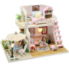 Конструктор "Румбокс. Кукольный домик" 19х15х13см, 2 этажа (пластик, дерево, свет) M033
