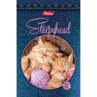 Блокнот А7 48л "Сони-Засони" клетка, склейка, 3-х цветный блок, 5 дизайнов 046361 от магазина "Карандаш"