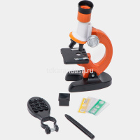 Микроскоп 22,5х6х12см пластик, с инструментами и подсветкой 11111-24 от магазина "Карандаш"