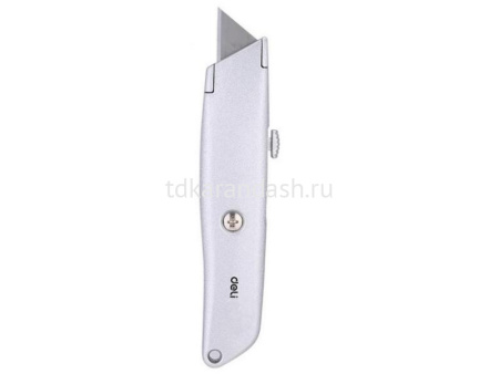 Нож канцелярский 18мм "Expert"с фиксатором лезвия, алюминиевый E2100