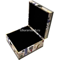 Шкатулка "Дама" 20х20х10см DH3037 от магазина "Карандаш"
