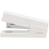 Степлер №24/6,26/6 20л "Nusign" глубина 45мм пластик белый NS084-WT от магазина "Карандаш"