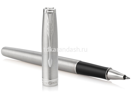 Ручка РЧ "Parker Sonnet Stainless Steel CT" премиум, F черная 1931511 от магазина "Карандаш"