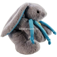 Кролик 45см серый/бирюзовый AT365158 от магазина "Карандаш"