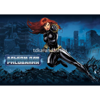 Альбом для рисования А4 20л "Мстители" на скобе, 5 дизайнов 56937 от магазина "Карандаш"