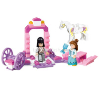 Конструктор "Розовая мечта. Карета" 99 деталей 14х19х4,5см пластик (2 фигурки) M38-B0239 от магазина "Карандаш"