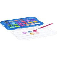 Краски акварельные 24 цвета "Giotto" с кисточкой, пластиковая упаковка 352600 от магазина "Карандаш"