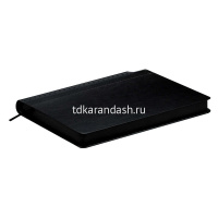 Ежедневник недатированный А5 "Escalada" 240стр., черный, искусственная кожа "Сариф" 70619 от магазина "Карандаш"
