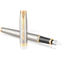 Ручка РП "Parker IM Core Brushed Metal GT" F 1931649 от магазина "Карандаш"