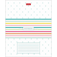 Тетрадь А5 24л клетка "Цветная геометрия" на скобе 5 дизайнов 24Т5В1/067766 от магазина "Карандаш"