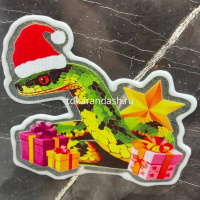 Наклейка витражная "Змея" 10х13/14/15/см ассорти Y9887-24 от магазина "Карандаш"