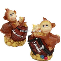 Копилка Обезьяна 13*7,5см темно-коричневая, 2 вида Y2627-15 от магазина "Карандаш"