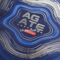 Тетрадь А4 80л клетка "Agate" на гребне 3D фольга 3D лак матовая ламинация 2 дизайна 068317 от магазина "Карандаш"