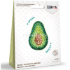 Вышивка бисером "Брошь. Половинка авокадо" 4,5х6,5см (картон, фетр, нитки, бисер, игла) 10-019