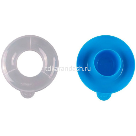 Стакан-непроливайка "Keyroad" 12,5x11x4см пластик, с палитрой KR971830 от магазина "Карандаш"