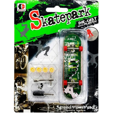 Набор пальчиковый "Фингерборд. Скейтборд" пластик, светящийся 11928-24 от магазина "Карандаш"