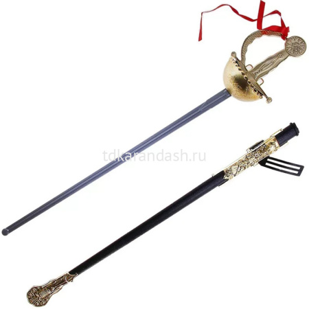 Сабля в ножнах 79см пластик 11301-24 от магазина "Карандаш"