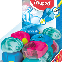 Точилка 1 отв. "I-Gloo" с контейнером, с защитой, пластик, 3 цвета 032711 от магазина "Карандаш"