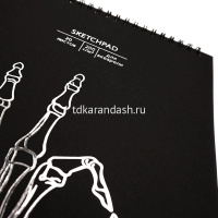 Скетчпад А4 21х29,7см 20л 200г/м2 акварельная бумага "OK" евроспираль, твердая подложка от магазина "Карандаш"
