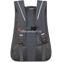 Рюкзак "Urban" 31х42х22см, 780гр, 3 отделения, 3 кармана, серый/желтый RU-338-3 /3 от магазина "Карандаш"