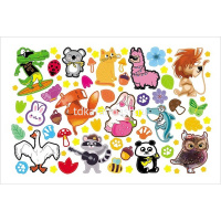Альбом с наклейками "Милые и забавные" 600 наклеек А5 8л на скобе 8Ан5_31982/087210 от магазина "Карандаш"