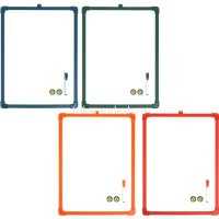 Доска для рисования магнитно-маркерная двусторонняя 30х40см (маркер с губкой, 2 магнита) 11423-24 от магазина "Карандаш"