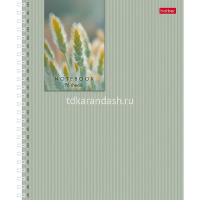 Тетрадь А5 96л клетка "Прикосновение к природе" на спирали, многоцветный срез, перфорация на отрыв 4 от магазина "Карандаш"