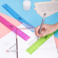 Линейка 30см гибкая, двухсторонняя шкала, пластик, ассорти E6209 от магазина "Карандаш"