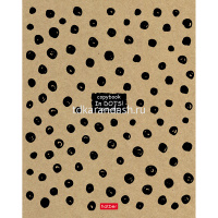 Тетрадь А5 96л клетка "В точку!" на скобе крафт 96Т5В1/057327 от магазина "Карандаш"