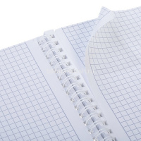 Тетрадь А4 96л клетка "Знают все" на спирали, перфорация на отрыв, ламинация Soft-touch 2 дизайна от магазина "Карандаш"