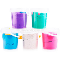 Набор "Умный песок 5в1" 750гр. 5 цветов (формочки, песок, стек) SSR06 от магазина "Карандаш"